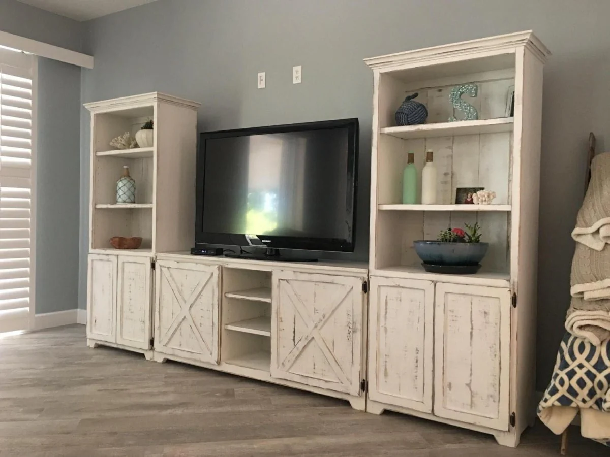 Bradenton Entertainment Center | TV Stand & Media Console | Custom Living Room Furniture with Storage - Image 4