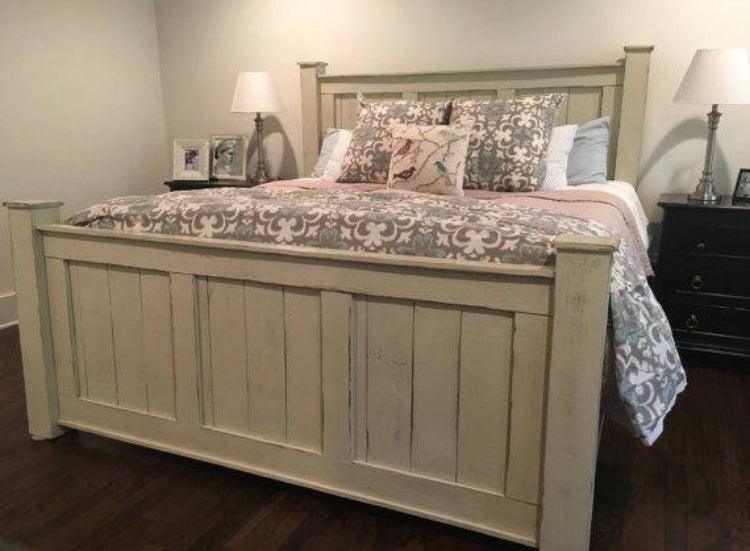 Griffin Custom Solid Wood Bed Frame | King & Queen Size | Handmade Farmhouse Bed | Rustic Bedroom Furniture - Image 8