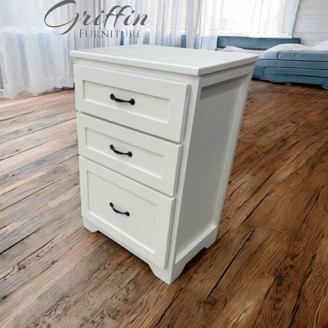 Livermore Bedside Table Set with Storage | Solid Wood Nightstands for Bedroom Organization - Image 7