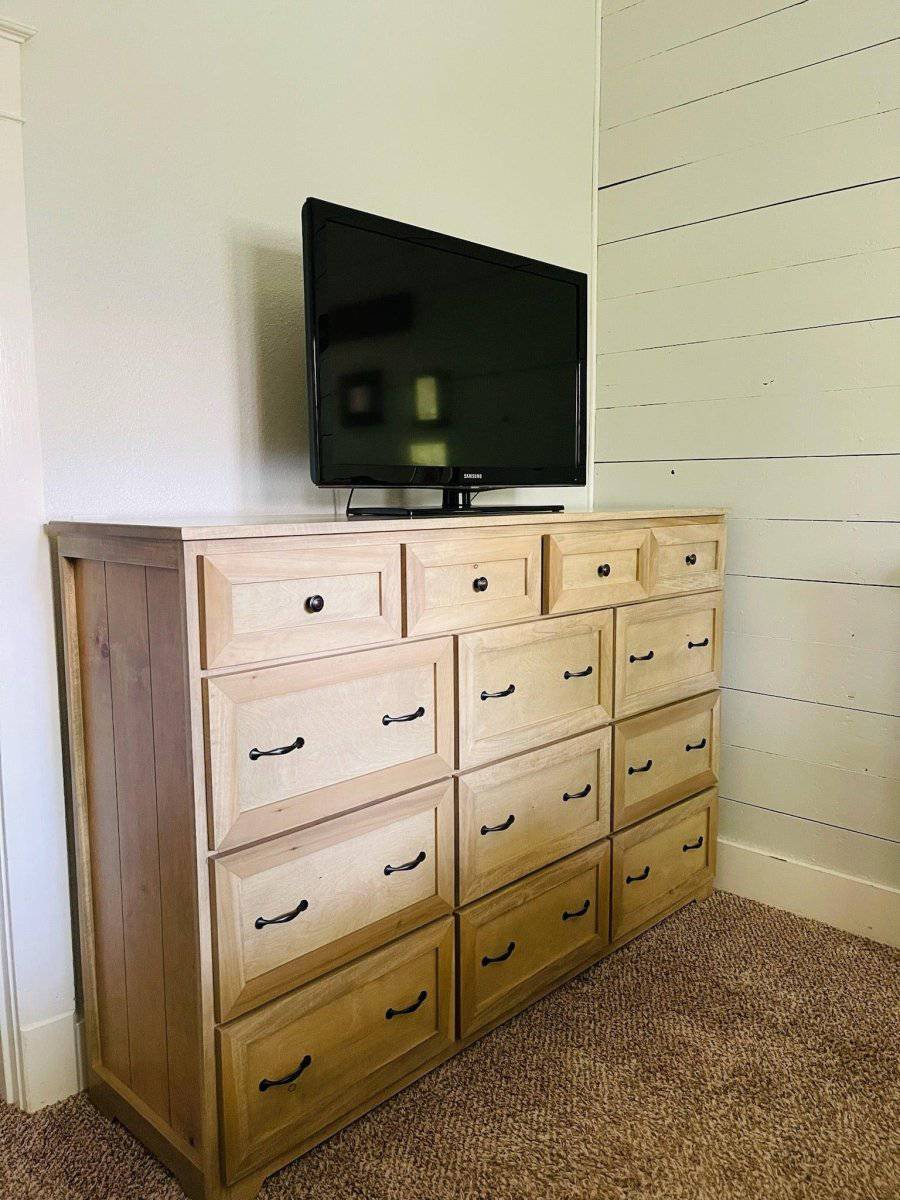 Marietta Wood Dresser for Bedroom Storage | Rustic 9-Drawer Dresser Handmade in USA - Image 4