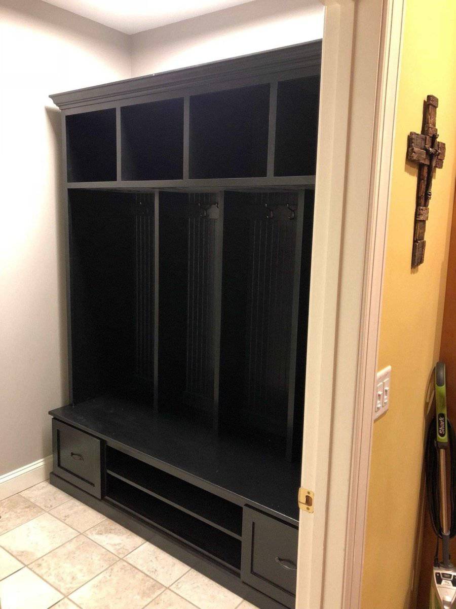 Merrick 4-Section Mudroom Locker – Stylish Entryway Storage & Organization Solution | Custom Wood Hall Tree with Cubbies & Hooks - Image 5