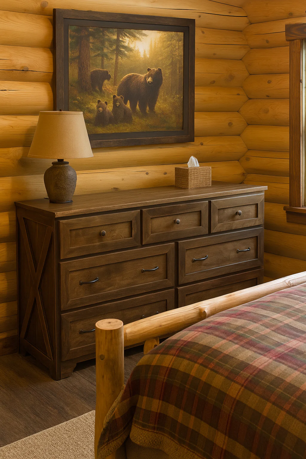 Odum Wood Dresser with Drawers – Handmade Bedroom Storage Furniture | Griffin Furniture USA - Image 4